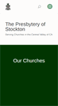 Mobile Screenshot of presbyteryofstockton.org